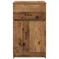 Preview: Nachttische 2 Stk. Altholz-Optik 39x35x65 cm Holzwerkstoff
