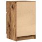 Preview: Nachttische 2 Stk. Altholz-Optik 39x35x65 cm Holzwerkstoff