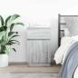 Preview: Nachttisch Grau Sonoma 39x35x65 cm Holzwerkstoff