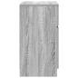 Preview: Nachttisch Grau Sonoma 39x35x65 cm Holzwerkstoff