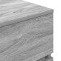 Preview: Nachttisch Grau Sonoma 39x35x65 cm Holzwerkstoff