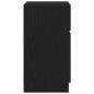 Preview: Nachttische 2 Stk. Schwarz 39x35x65 cm Holzwerkstoff