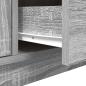 Preview: TV-Schrank mit LED-Leuchten Grau Sonoma 100x41x50 cm