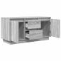 Preview: TV-Schrank mit LED-Leuchten Grau Sonoma 100x41x50 cm