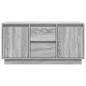 Preview: TV-Schrank mit LED-Leuchten Grau Sonoma 100x41x50 cm