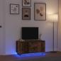 Preview: ARDEBO.de - TV-Schrank mit LED-Leuchten Altholz-Optik 100x41x50 cm