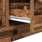 Preview: TV-Schrank mit LED-Leuchten Altholz-Optik 100x41x50 cm
