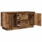 Preview: TV-Schrank mit LED-Leuchten Altholz-Optik 100x41x50 cm