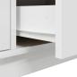 Preview: TV-Schrank mit LED-Leuchten Weiß 100x41x50 cm