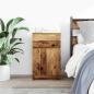 Preview: Nachttisch Altholz-Optik 39x35x65 cm Holzwerkstoff