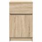 Preview: Nachttische 2 Stk. Sonoma-Eiche 39x35x65 cm Holzwerkstoff