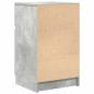 Preview: Nachttische 2 Stk. Betongrau 39x35x65 cm Holzwerkstoff