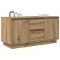 Preview: TV-Schrank mit LED-Leuchten Artisan-Eiche 100x41x50 cm