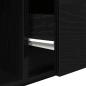 Preview: TV-Schrank Schwarz Eichen-Optik 100x31x25,5 cm Holzwerkstoff