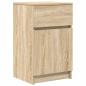 Preview: Nachttisch Sonoma-Eiche 39x35x65 cm Holzwerkstoff
