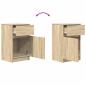 Preview: Nachttisch Sonoma-Eiche 39x35x65 cm Holzwerkstoff
