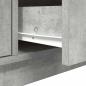 Preview: TV-Schrank mit LED-Leuchten Betongrau 100x41x50 cm