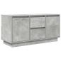 Preview: TV-Schrank mit LED-Leuchten Betongrau 100x41x50 cm