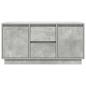 Preview: TV-Schrank mit LED-Leuchten Betongrau 100x41x50 cm