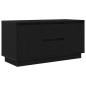 Preview: TV-Schrank mit LED-Leuchten Schwarz Eichen-Optik 100x41x50 cm