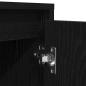 Preview: TV-Schrank mit LED-Leuchten Schwarz Eichen-Optik 100x41x50 cm