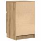 Preview: Nachttisch Artisan-Eiche 39x35x65 cm Holzwerkstoff