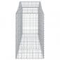 Preview: Gabionen mit Hochbogen 13 Stk. 200x50x80/100cm Verzinktes Eisen