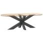 Preview: Couchtischbein in Spinnenform Anthrazit 98x58x(42-43) cm Stahl