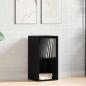 Preview: ARDEBO.de - LP-Aufbewahrungsbox Schwarz Eichen-Optik 71x34x36cm
