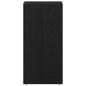 Preview: LP-Aufbewahrungsbox Schwarz Eichen-Optik 71x34x36cm
