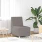Preview: ARDEBO.de - Sessel Taupe 55 cm Stoff