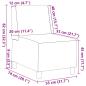 Preview: Sessel Taupe 55 cm Stoff