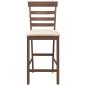 Preview: Barhocker mit Kissen 2 Stk. Braun Massivholz Gummibaum
