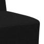 Preview: Sessel Schwarz 55 cm Stoff