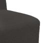 Preview: Sessel Dunkelgrau 55 cm Stoff in Lammwolloptik