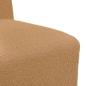 Preview: Sessel Beige 55 cm Stoff in Lammwolloptik