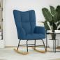 Preview: Schaukelstuhl Blau Stoff