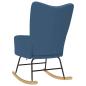 Preview: Schaukelstuhl Blau Stoff