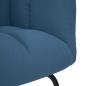 Preview: Schaukelstuhl Blau Stoff