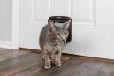 Preview: PetSafe Katzenklappe mit manueller Verriegelung braun