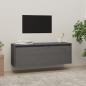 Preview: Wandschrank Grau 100x30x35 cm Massivholz Kiefer