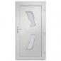Preview: Haustür Anthrazit 98x208 cm PVC