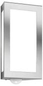 Preview: ARDEBO.de CMD Aqua Long Außenwandleuchte mit Bewegungsmelder, 230V, 60W, E37, edelstahl (28/BM)