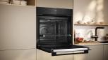 Preview: Neff B2CCJ7BK3 N30 A+ Einbaubackofen, 59,4 cm breit, 71 L, Pyrolyse, AirFry, Touchsteuerung, Automatikprogramme, Grillfunktion, schwarz