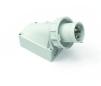 Preview: ARDEBO.de Bals 24689 Wandgerätestecker, 63A, 5p, >50V, 1H, GTB-W-ST, IP67, Gehäuse 170x118mm, grau (24689 )