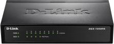 Preview: ARDEBO.de D-Link DES-1008PA 8-Port Fast Ethernet PoE Desktop Switch, 4x PoE, IP20
