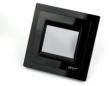 Preview: Devi DEVIregTouch, UP Uhren-Thermostat, 16A, 230V, mit Rahmen, schwarz (140F1069)