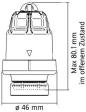 Preview: Eberle TS+ 5.11 M28 Thermischer Stellantrieb, 230V AC 2,5W, Arbeitshub 4,5mm, stromlos geschlossen (049320011015)