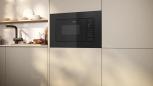Preview: Neff HLAWG26S3 N30 Einbau Mikrowelle, 59,5 cm breit, 800 W, 20 L, QuickStart, 7 Automatikprogramme, schwarz