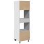 Preview: Mikrowellenumbauschrank Sonoma-Eiche 60x57x207 cm Holzwerkstoff